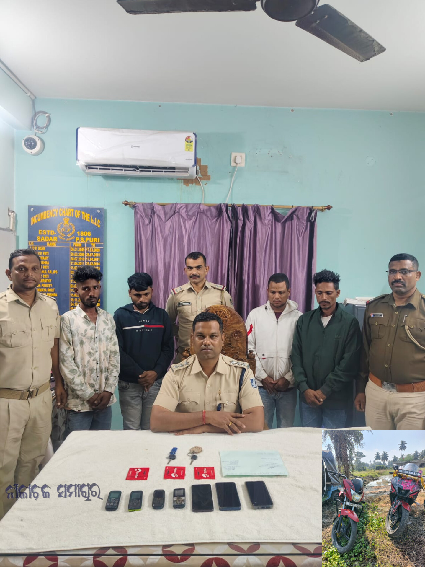 ୪୪.୨୭ ଗ୍ରାମ ବ୍ରାଉନ ସୁଗାର ଜବତ,୪ ଗିରଫ  